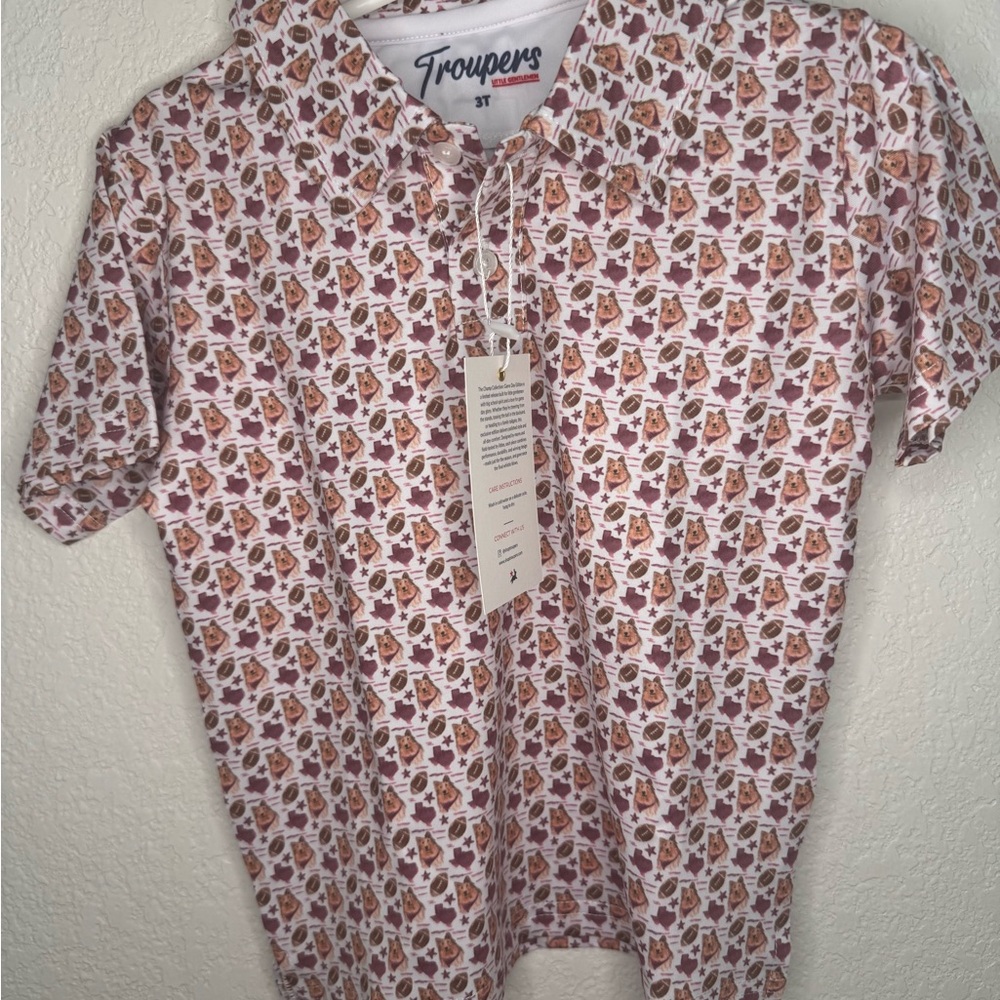 Kids Texas Gameday Aggie Polo